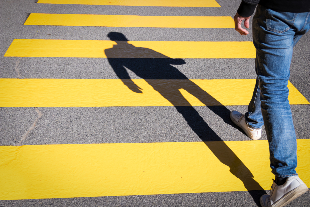 En jaune et ombre