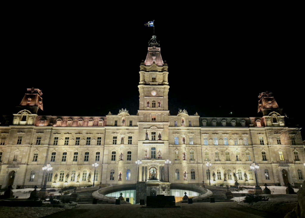 L'hôtel du parlement de Québec