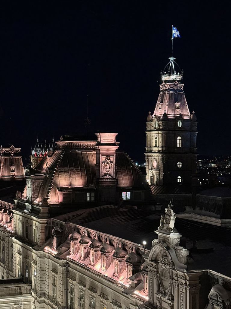 Une nuitée à l'hôtel du Parlement