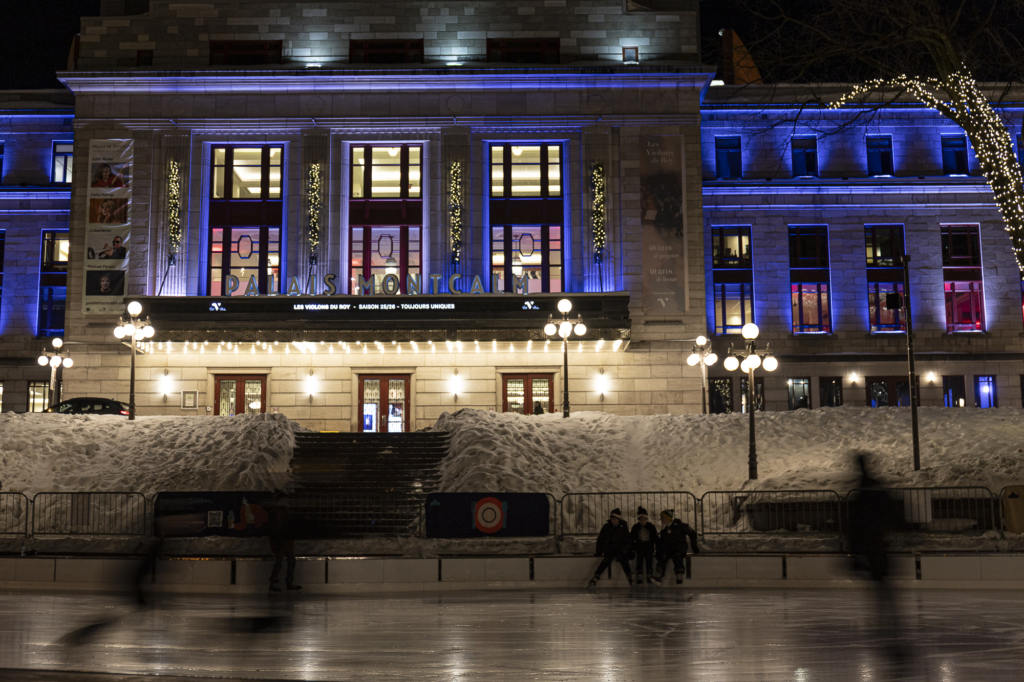 La patinoire du Palais